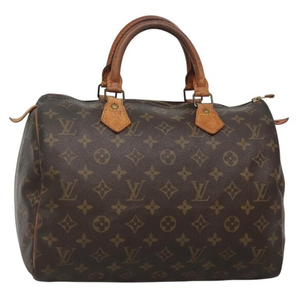 LOUIS VUITTON Monogram Speedy 30 Hand Bag - Picture 11 of 15